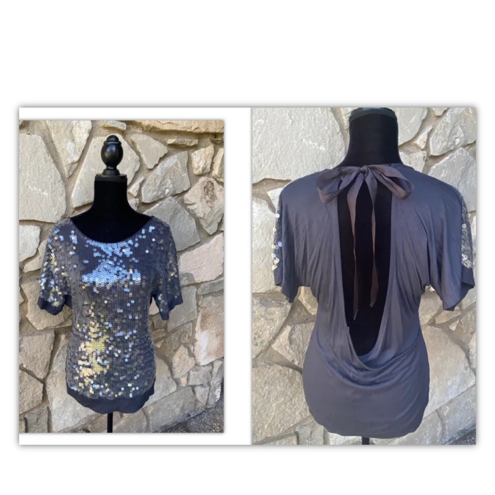 Studio Y Sequin Top Size M‎